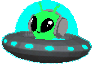 Alien sticker