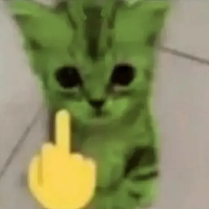 Alien kitty sticker