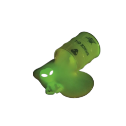 Radioactive sticker