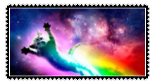 Space cat blinkie